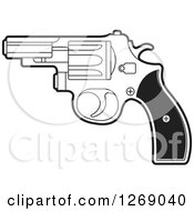 Poster, Art Print Of Black And White Pistol