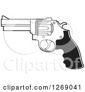 Poster, Art Print Of Black And White Pistol Gun