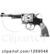 Poster, Art Print Of Black And Silver Revolver Pistol