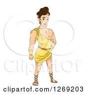 Poster, Art Print Of Young Strong Greek God