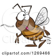 Poster, Art Print Of Cartoon Mumbling Bumble Bee