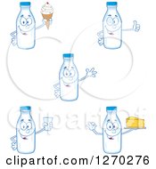 Poster, Art Print Of Milk Bottle Characters