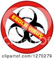 No Ebola Virus Biohazard Sign