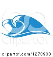 Poster, Art Print Of Blue Ocean Surf Waves 19