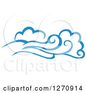 Poster, Art Print Of Blue Ocean Surf Waves 24