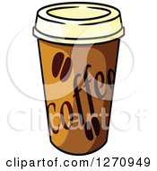 Poster, Art Print Of Take Out Coffee Cup