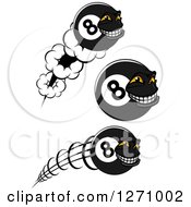 Poster, Art Print Of Grinning Eightball Characters