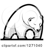 Poster, Art Print Of Grayscale Standing Polar Bear