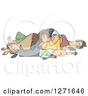 Poster, Art Print Of Pile Of White People