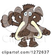 Poster, Art Print Of Happy Mammoth Giving A Thumb Up