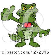 Poster, Art Print Of Alligator Giving A Thumb Up