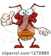 Poster, Art Print Of Happy Ant Giving A Thumb Up