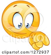 Poster, Art Print Of Smiley Emoticon Pointing Down