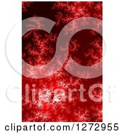 Poster, Art Print Of Red Fractal Spiral Background