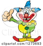 Poster, Art Print Of Happy Clown Giving A Thumb Up