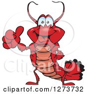 Poster, Art Print Of Happy Lobster Giving A Thumb Up