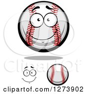 Poster, Art Print Of Baseballs And A Face 2