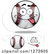 Poster, Art Print Of Baseballs And A Face