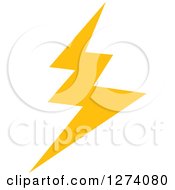 Poster, Art Print Of Bolt Of Yellow Lightning