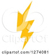 Poster, Art Print Of Bolt Of Yellow Lightning 2