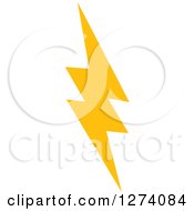 Poster, Art Print Of Bolt Of Yellow Lightning 5