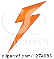 Poster, Art Print Of Bolt Of Orange Lightning 2