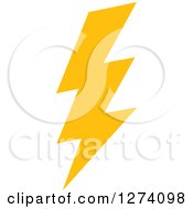 Poster, Art Print Of Bolt Of Yellow Lightning 12