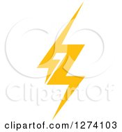 Poster, Art Print Of Bolt Of Yellow Lightning 8