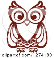 Poster, Art Print Of Brown Owl Facing Front