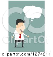 Poster, Art Print Of Caucasian Businessman Talking