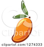 Poster, Art Print Of Mango With Leaves