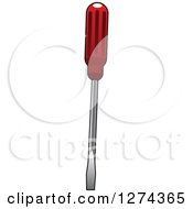 Clipart Of A Screwdriver Royalty Free Vector Illustration by Vector Tradition SM