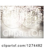 Clipart Of A Blurred Christmas Background With Lights 4 Royalty Free Vector Illustration