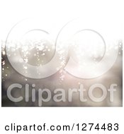 Clipart Of A Blurred Christmas Background With Lights 5 Royalty Free Vector Illustration