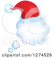 Poster, Art Print Of Christmas Santa Hat On A Thought Bubble