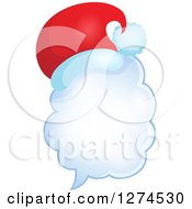 Poster, Art Print Of Christmas Santa Hat On A Speech Bubble 3