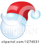 Poster, Art Print Of Christmas Santa Hat On A Speech Bubble