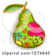 Poster, Art Print Of Whimsical Pear