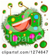 Whimsical Happy Green Germ