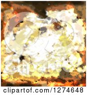 Clipart Of A Painted Abstract Corroded Background Royalty Free Illustration