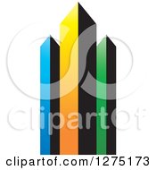 Poster, Art Print Of Colorful Skyscraper Design