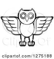 Poster, Art Print Of Black And White Owl Icon