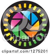 Poster, Art Print Of Colorful Shutter Icon 2