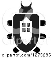 Poster, Art Print Of Black And White Window Beetle