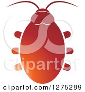Poster, Art Print Of Gradient Red Beetle