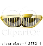 Gold Grid Vent Or Grill Design