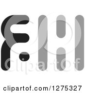 Clipart Of An Abstract FAIHL Logo Royalty Free Vector Illustration