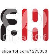 Clipart Of An Abstract FAIHL Logo 2 Royalty Free Vector Illustration