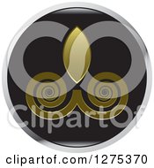 Poster, Art Print Of Round Swirl And Flame Icon
