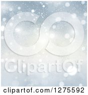 Poster, Art Print Of Christmas Background Of Snow And Snowflakes